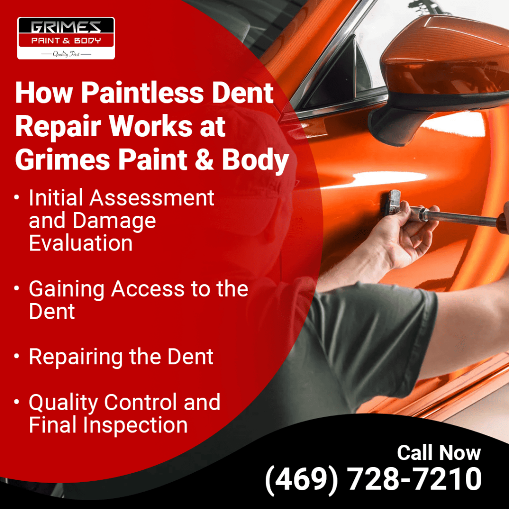 How Paintless Dent Repair Works at Grimes Paint & Body