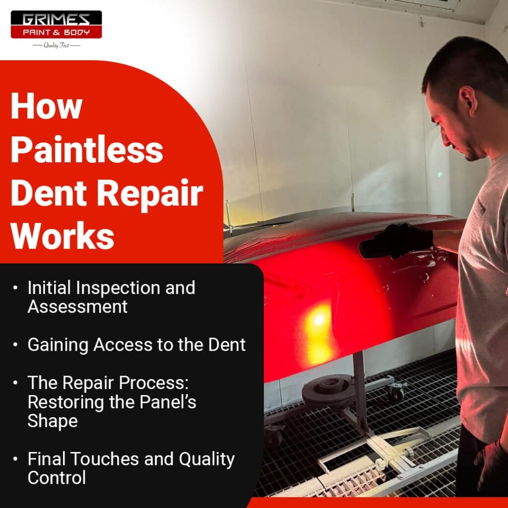 How paintless dent repair works