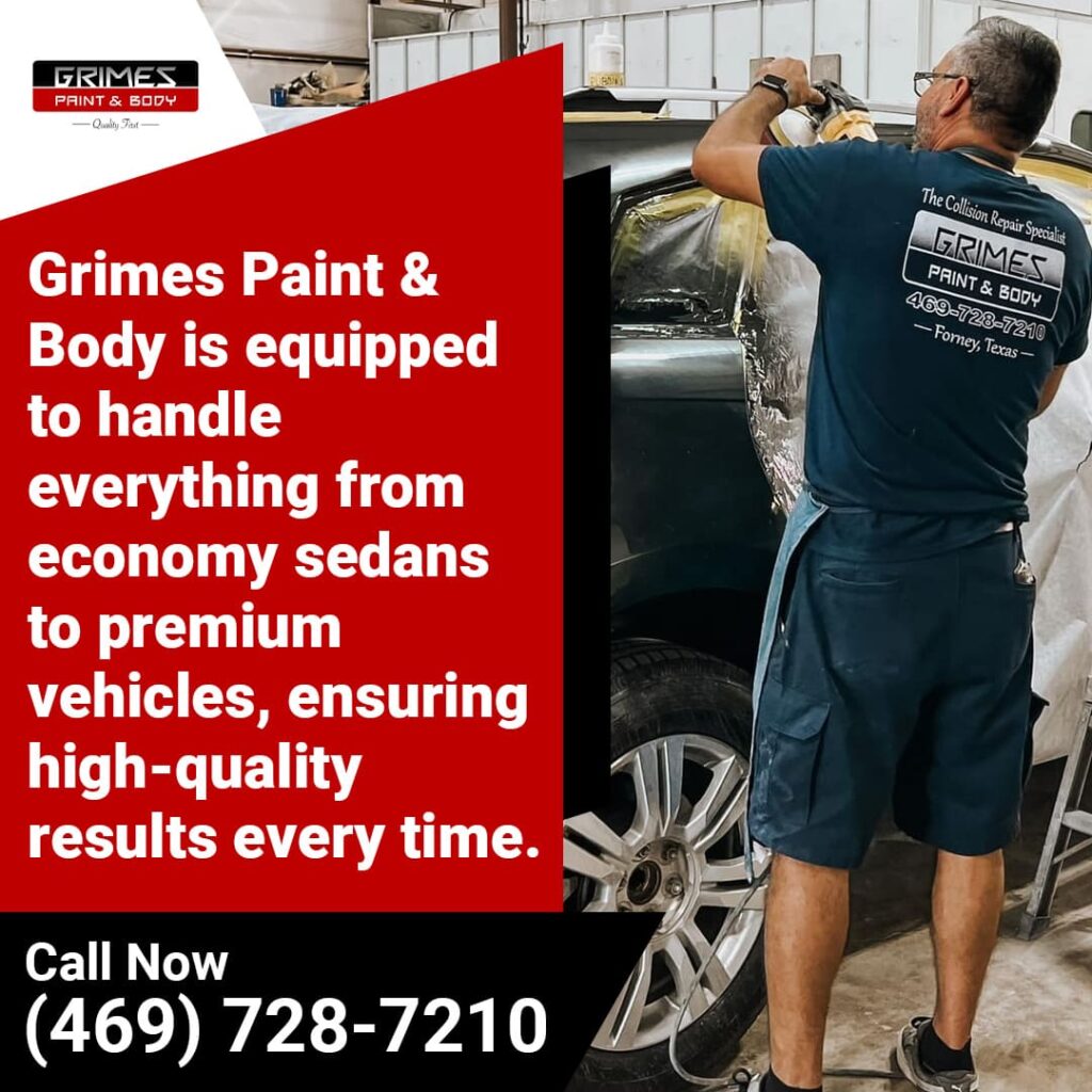 Collision Repair Expert for Sedans and Premium Vehicles