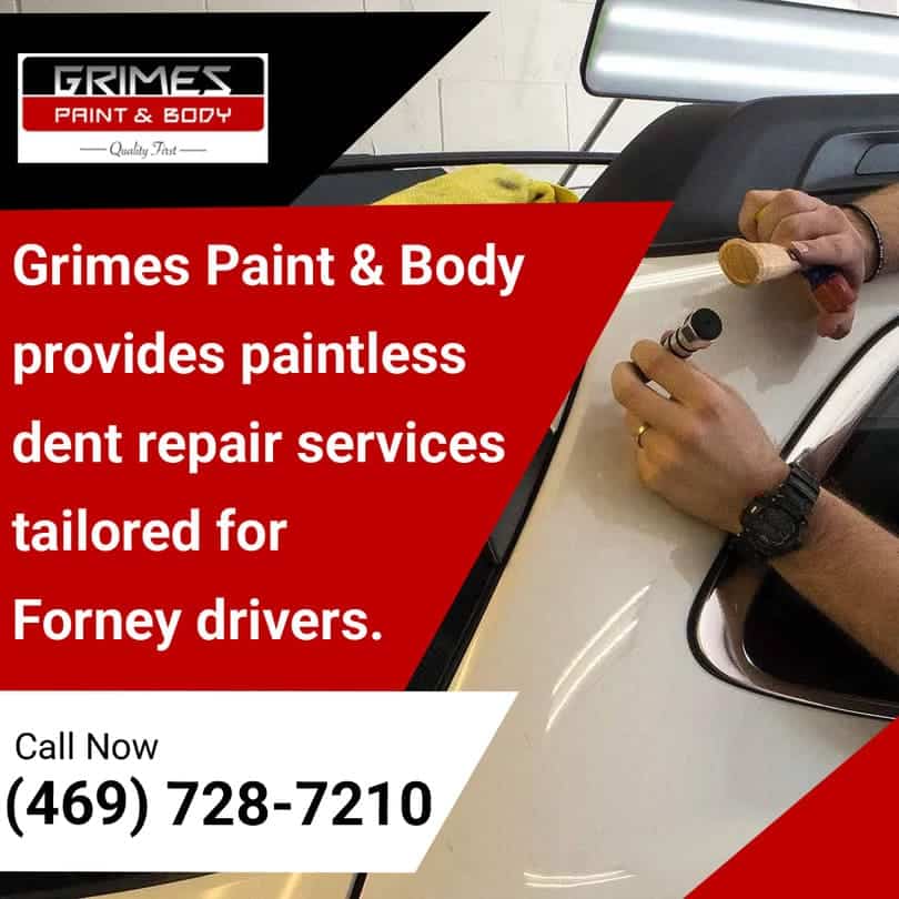 Paintless dent repair services for Forney drivers