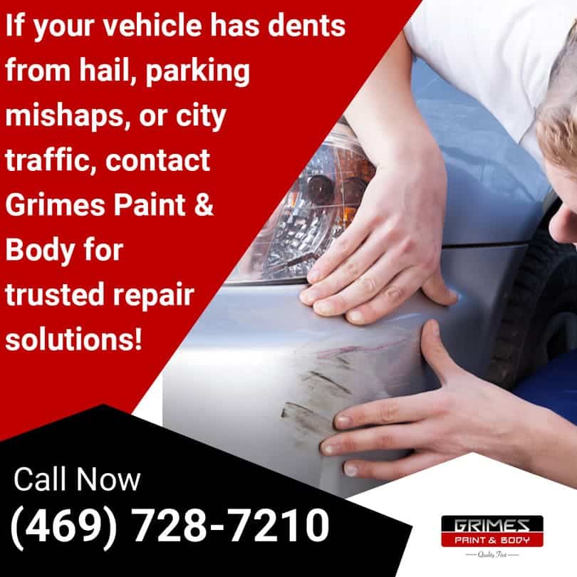 Trusted repair solutions for vehicle dents