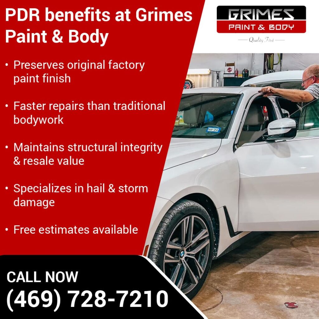 Grimes Paint & Body PDR benefits