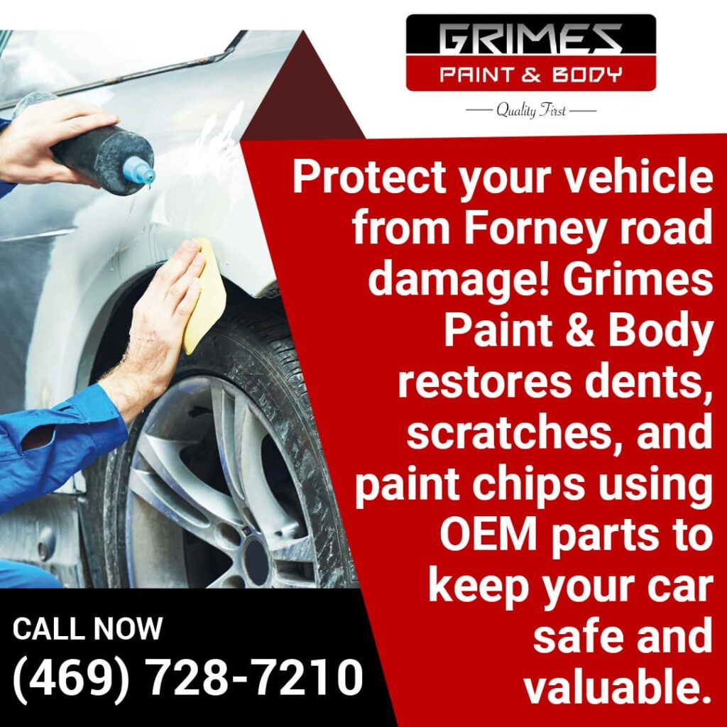 Restoring dents, scratches and paint chips using OEM parts