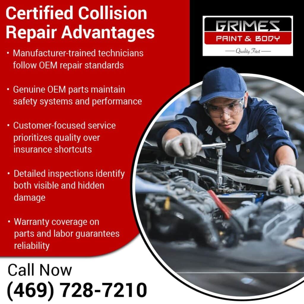 Certified Collision Repair Advantages