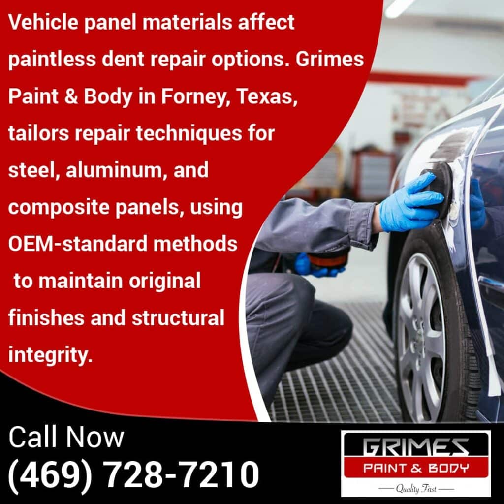 paintless dent repair in Forney TX