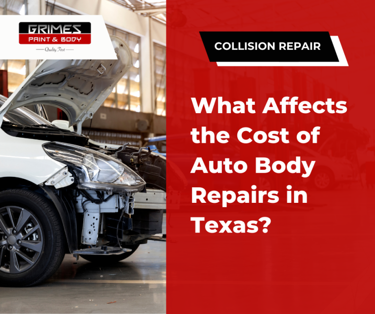 What affects the cost of Auto Body Repair in Texas